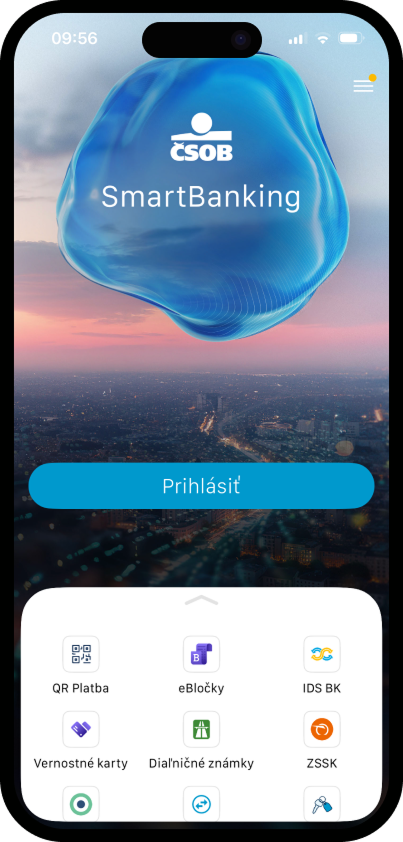 mobil s čsob aplikáciou